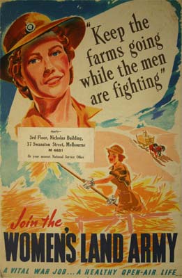 What was the Women's Land Army in WW2?